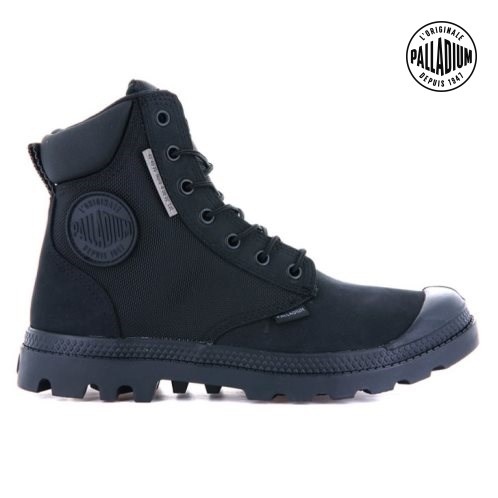 Palladium Pampa SC WPN U-S Men's Boots Black | UK L167-IYG